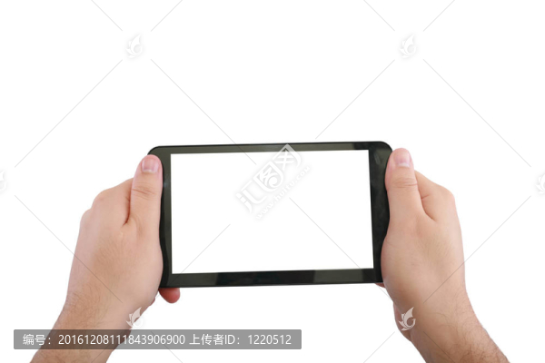 兩方面空白的觸控板；白色隔離