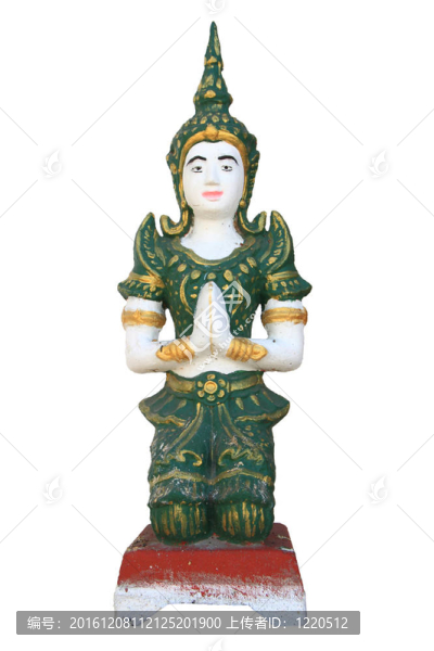 綠色祈禱的偶像