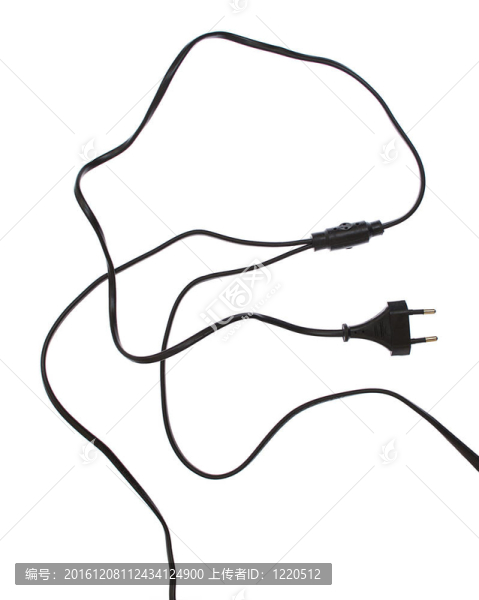 白色絕緣黑電纜