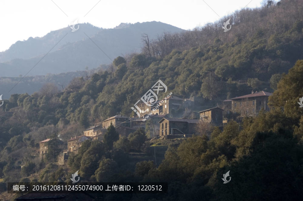 在塞文山脈景觀