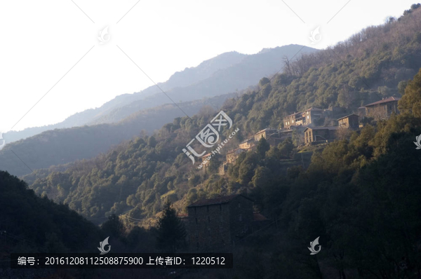在塞文山脈景觀