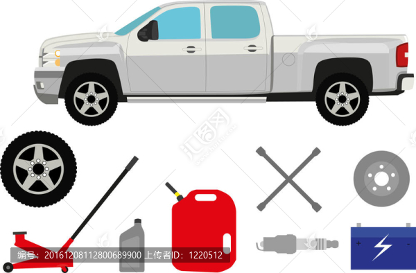 皮卡與修理店組元素