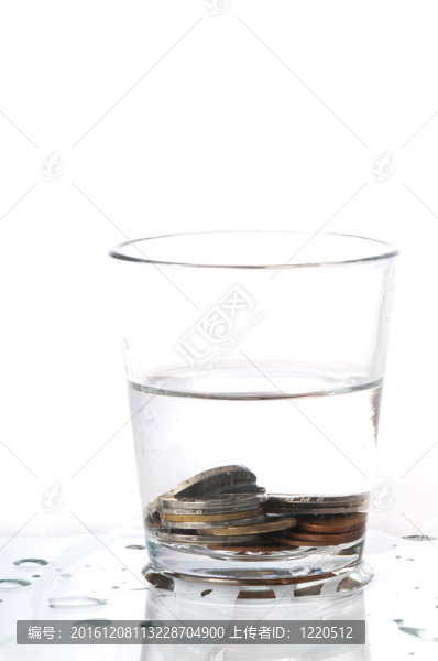 硬幣水玻璃