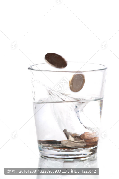 硬幣水玻璃