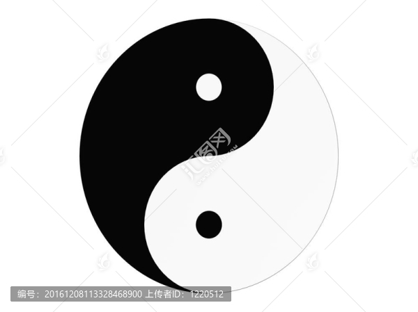 經(jīng)典黑與White,Yin,Yang