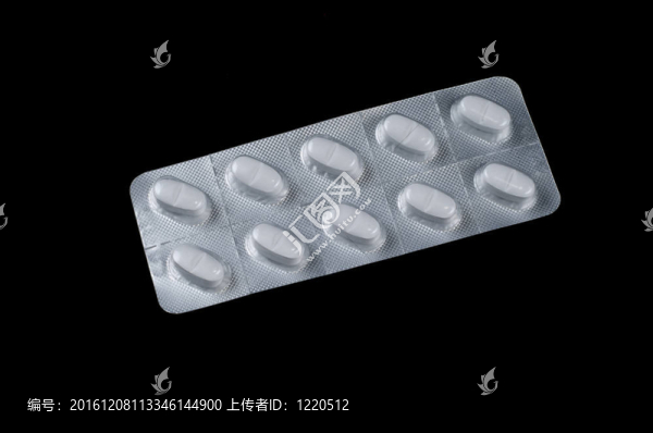 一些白色抗生素藥丸