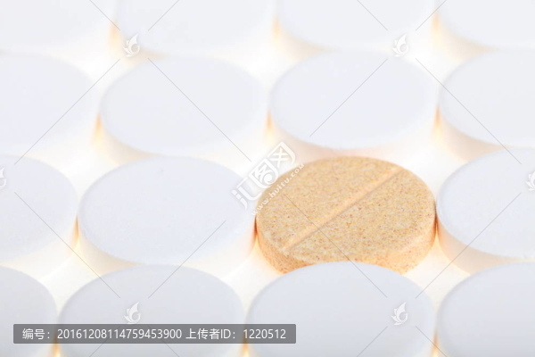 白色大藥丸背景