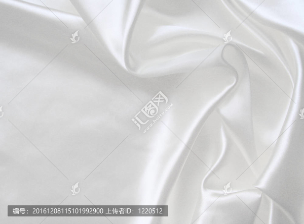 光滑典雅的白色絲綢婚禮背景