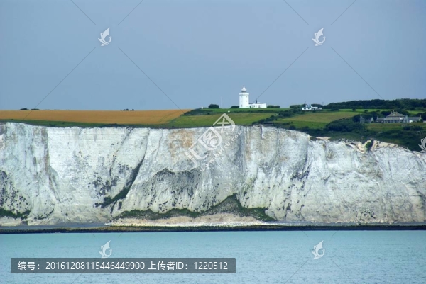 海岸線、懸崖Lighthous之前