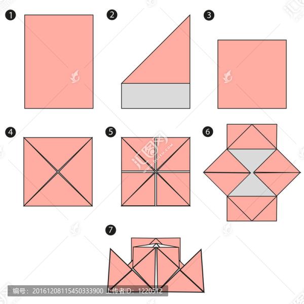 設(shè)計(jì)建造的折紙船絲毫