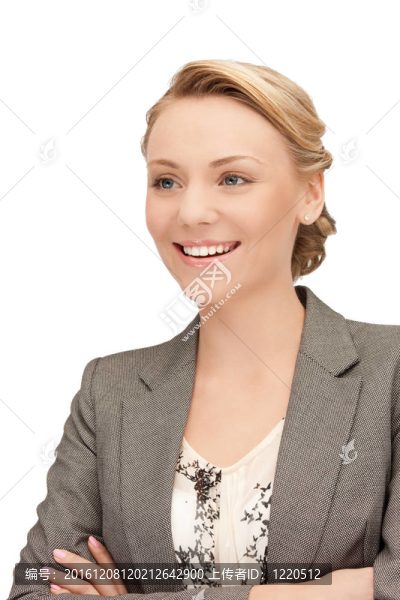 快樂微笑的女人