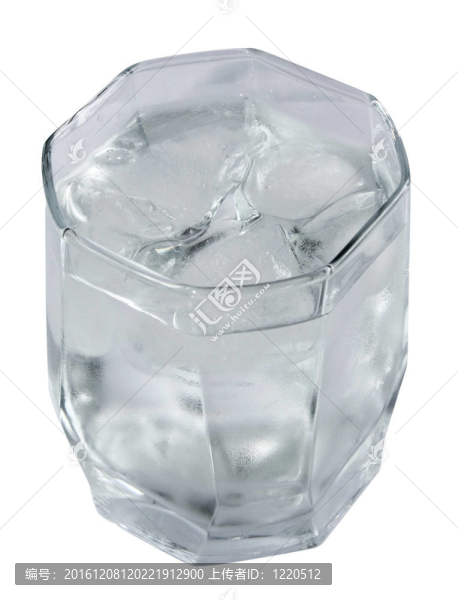 水和冰的玻璃