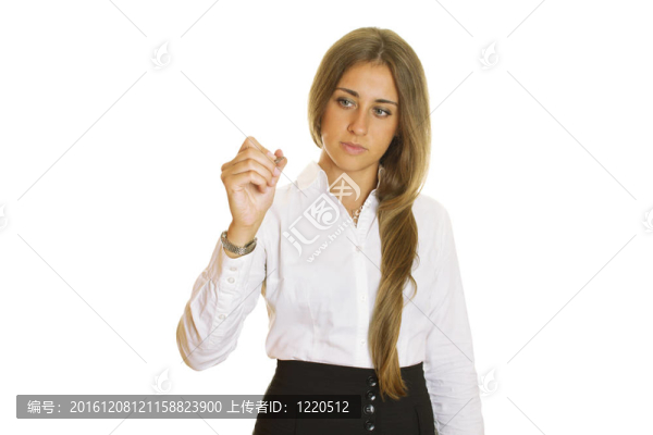 年輕的女商人