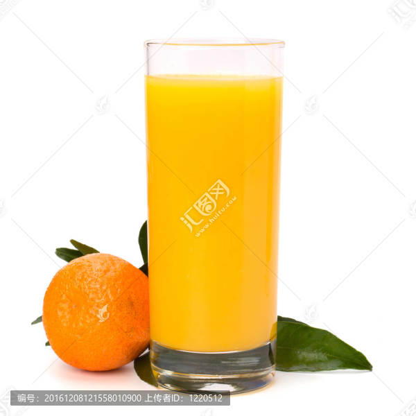 橘子、果汁杯