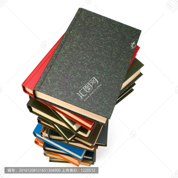 一堆書
