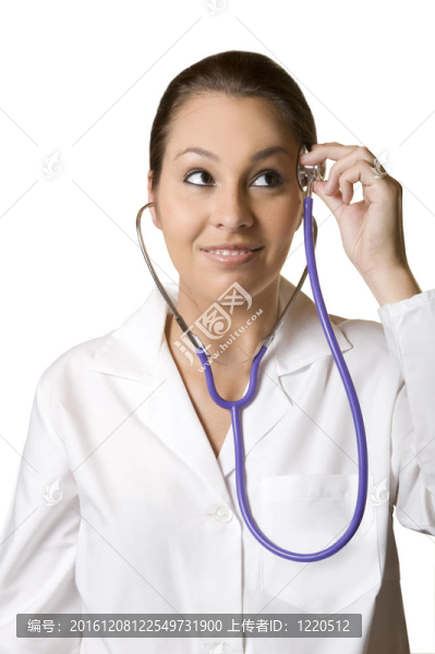年輕女性測試她的心理健康