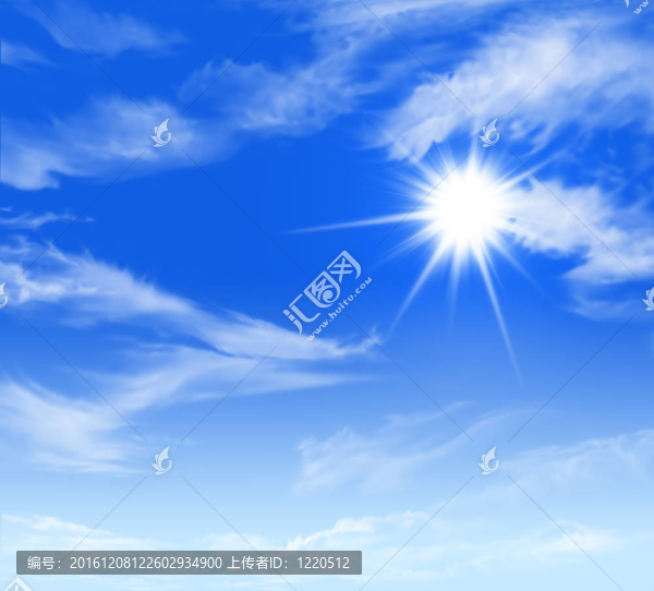 晴朗的天空背景