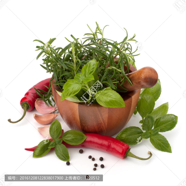 木粉中的新鮮香料和香料