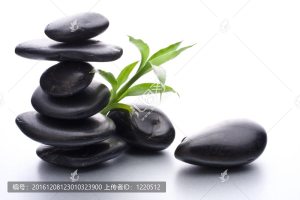 禪意平衡。水療與保健概念。