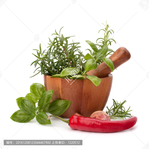 木粉中的新鮮香料和香料