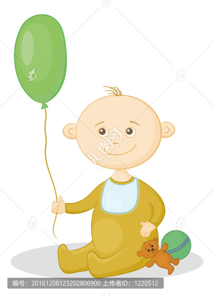 帶玩具的嬰兒