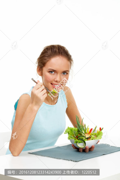 年輕的素食主義者
