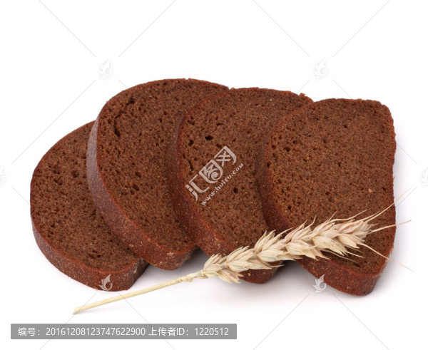 白底黑面包