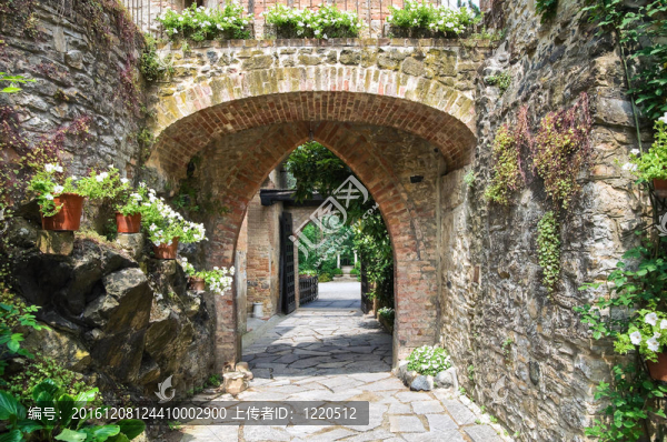 Gropparello,Castle。Emilia,Romagna。意大利.