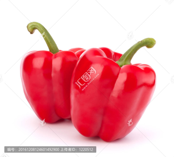 白底紅辣椒