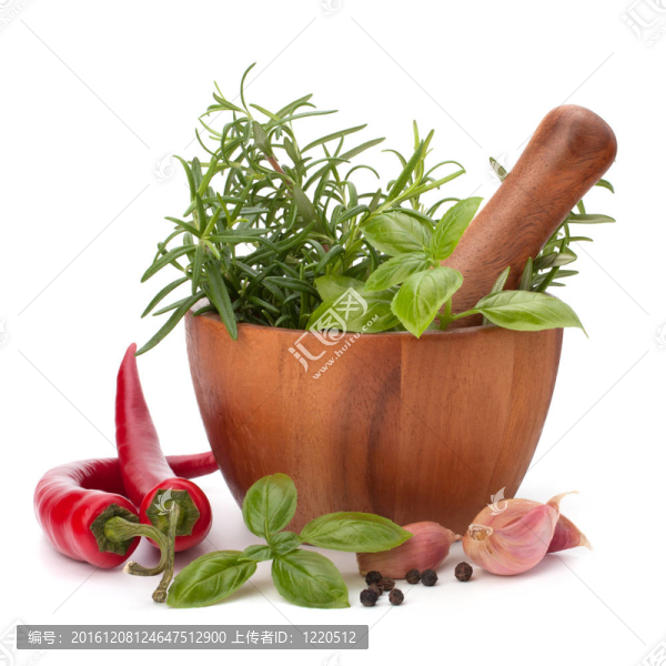 木粉中的新鮮香料和香料
