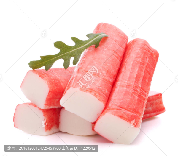 蟹棒組和芝麻葉