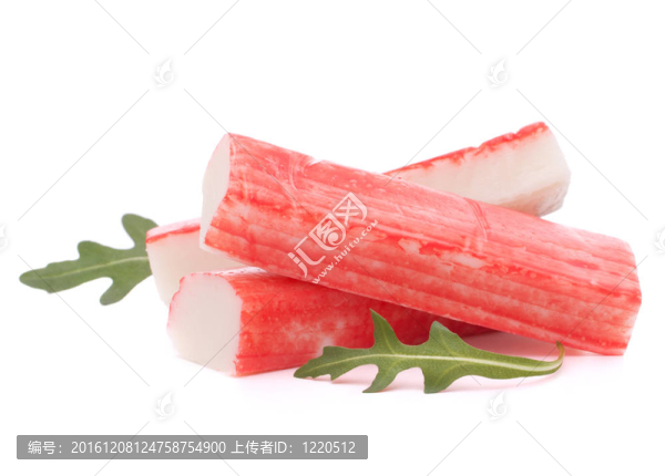 蟹棒組和芝麻葉