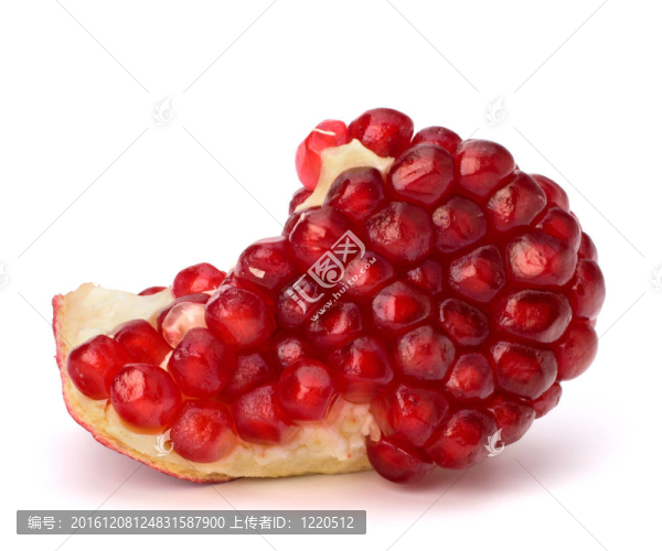 成熟的石榴片