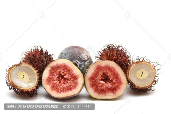 異國情調(diào)的水果：紅毛丹和圖編制