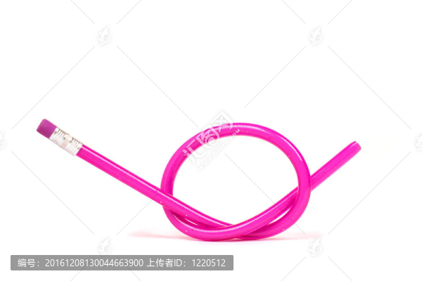 靈活的粉紅色的鉛筆
