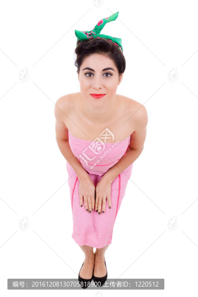 引腳的女孩