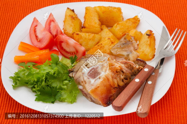 土豆豬肉沙拉