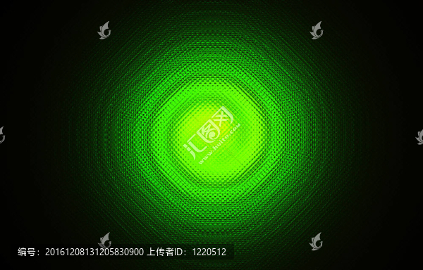 黑色背景上的綠色抽象；科學(xué)細(xì)節(jié)