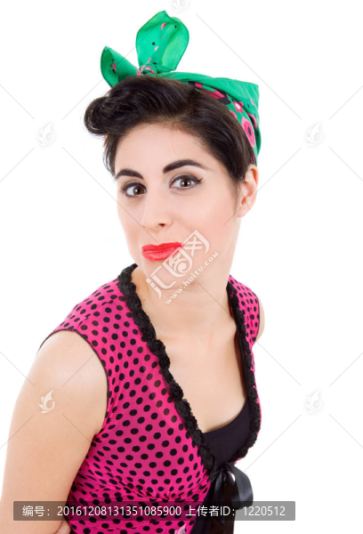引腳的女孩