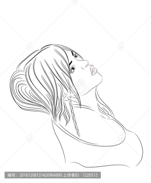 美女畫像