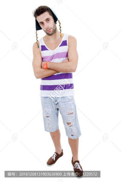 年輕的隨便的人