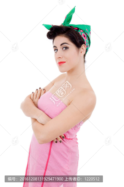 引腳的女孩