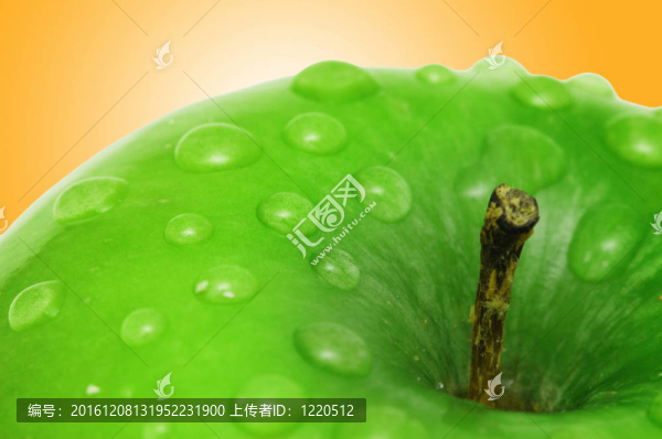 鮮蘋果水滴