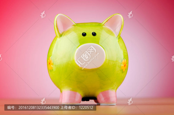 商業(yè)概念中的存錢罐