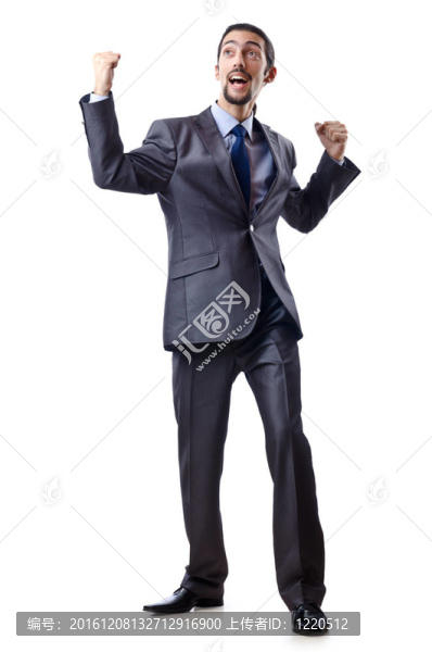 白人青年商人