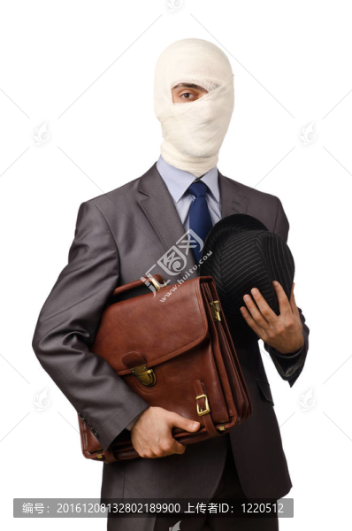 男人被醫(yī)用繃帶