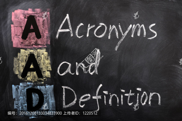 在首字母縮略詞和縮寫的定義