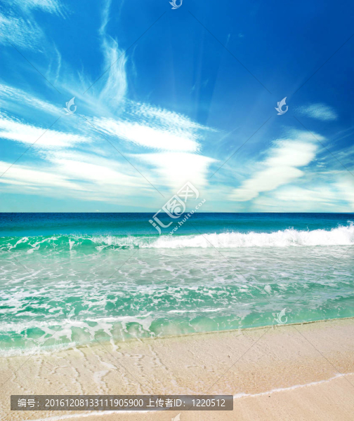 海灘和大海