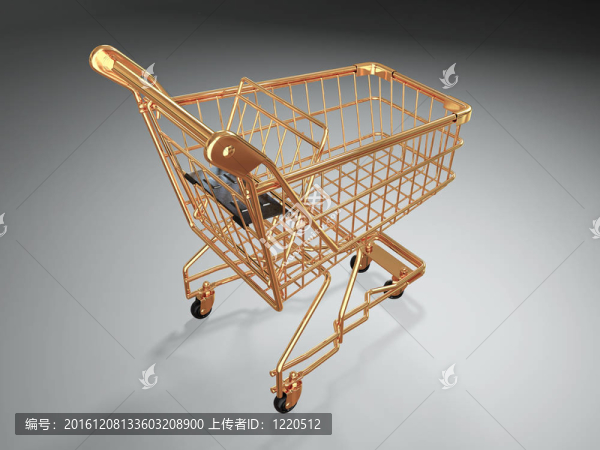 空購(gòu)物籃。3d