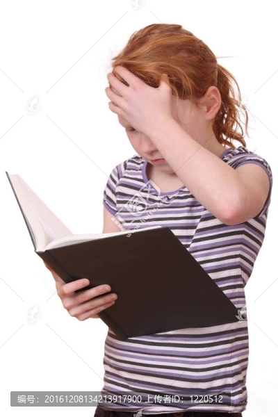 女孩的書